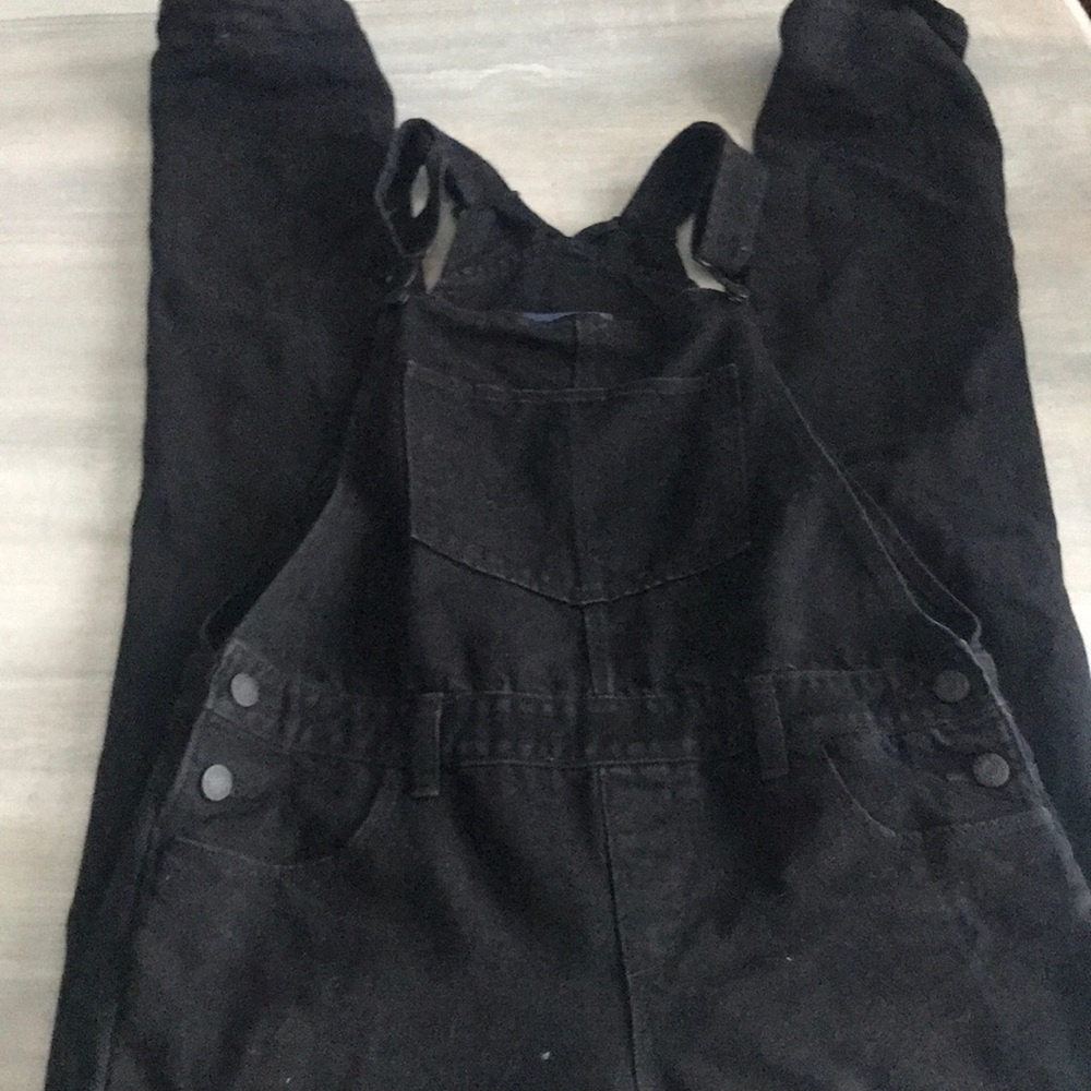Old Navy black Jean Overalls